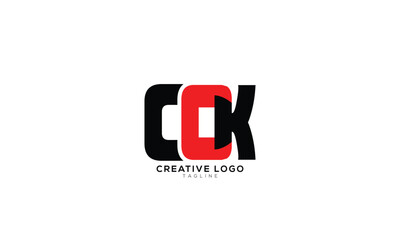 COK Abstract initial monogram letter alphabet logo design