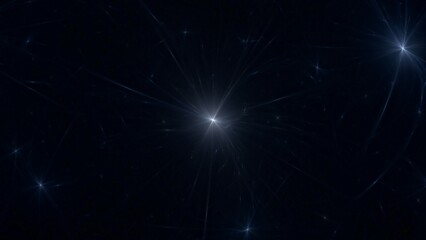 epische intergalaktische funkelnde Sterne im Universum, Kosmos, Astronomie, Sci-Fiction,...
