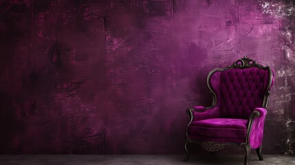 a regal purple background adorned with a finely detailed grain texture.  the luxurious and sophisticated ambiance by this combination