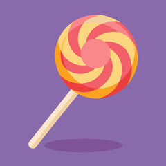 lollipop isolated on white