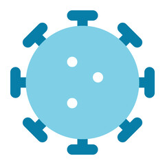 virus icon for illustration