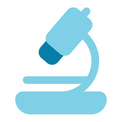 microscope icon for illustration