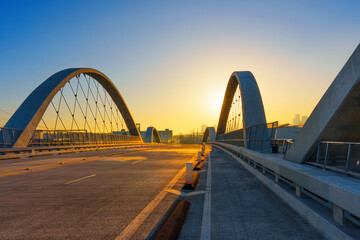 6th Street Bridge at Sunset