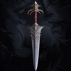 A mythical blade, a book cover.