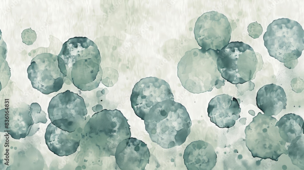 Aufkleber pattern of textured blotch dots with a bleached effect