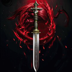 A mythical blade, a book cover.