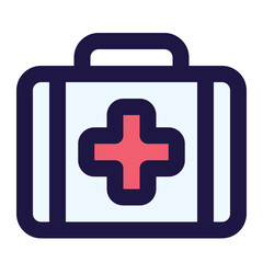 first aid kit icon for illustration