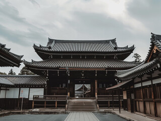 Japanese architecture house castle