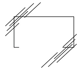 Black Rectangle Border Lines.