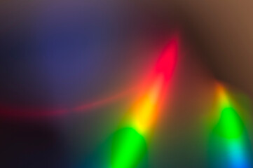 Abstract unfocused rainbow bokeh background.
