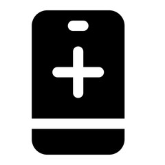 Fototapeta premium medical app. medical assistance icon for illustration