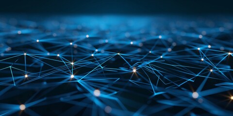 The Support Network, complex network of interconnected nodes and pathways, representing the expansive support