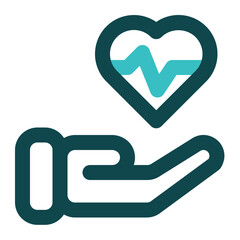 health insurance icon for illustration