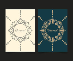 Flat Cover Border Circle Pattern