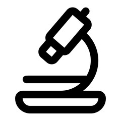 microscope icon for illustration