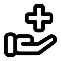 Obraz premium health insurance icon for illustration