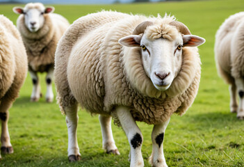 Obraz premium Sheep in farm