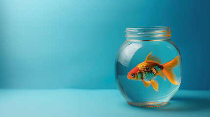 Goldfish, bright and beautiful colors of pets