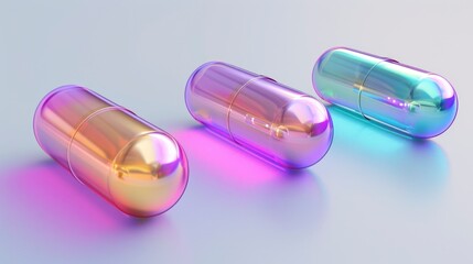 Capsules with colorful and attractive packaging