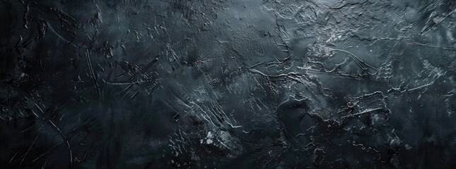 Black grunge background with scratches and cracks