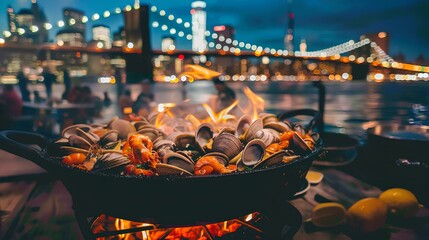 New England Clam Bake, clam soup