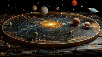 Solar system model, Elements