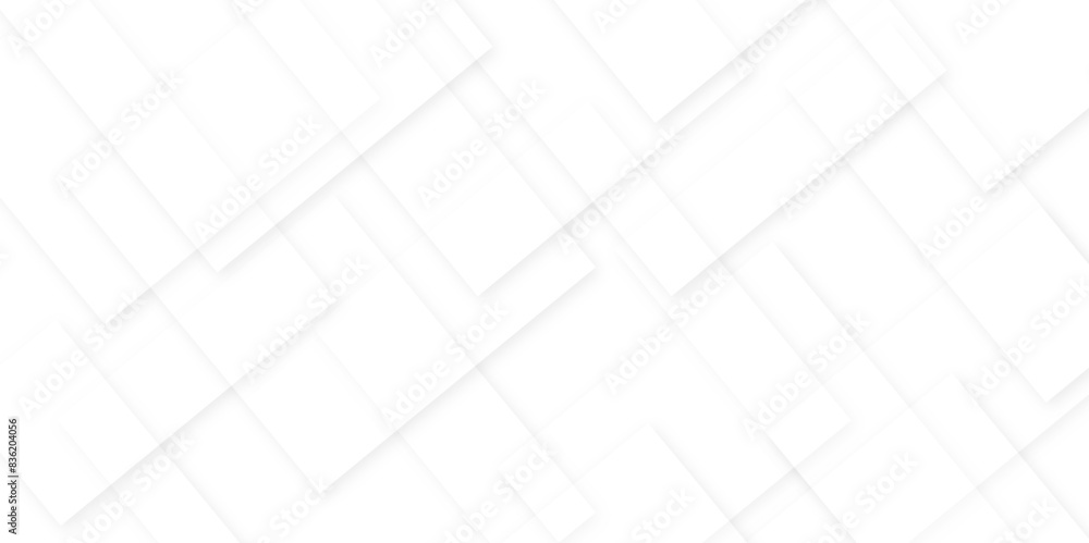 Poster abstract modern white and gray pattern geometric luxury gradient line background. abstract white squ