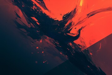 Dark abstract composition for artistic visual projects