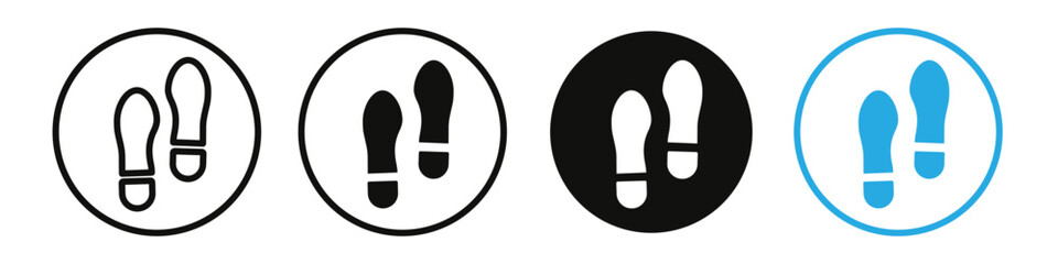 Imprint soles shoes icon mark in filled style