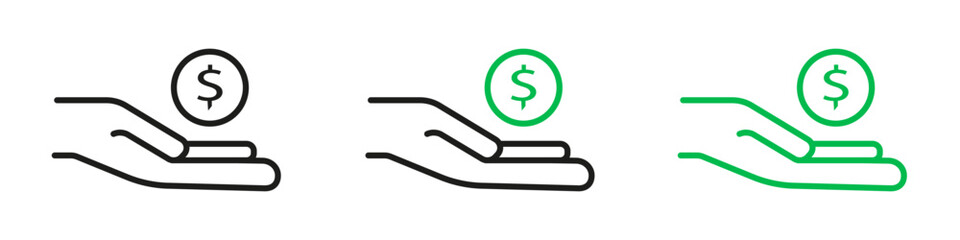 Value icon mark in filled style