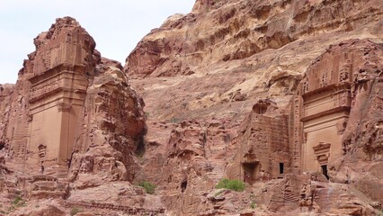 The royal tombs, Funerary City of Petra, Jordan