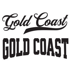 Gold Coast Australia Word Vector