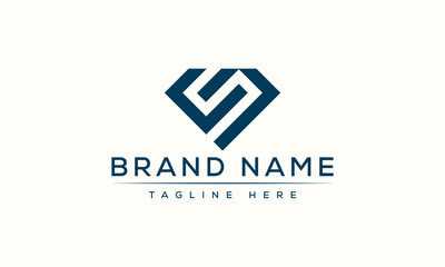 Logo design letter CS . Elegant modern. Vector template.