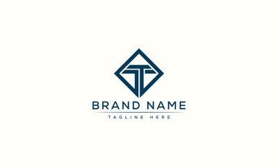 Logo design letter T . Elegant modern. Vector template.