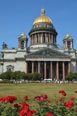 Saint Isaac's Cathedral in St. Petersburg.
