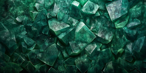 Emerald gem background, luxury dark green stone wallpaper