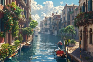 A Sun-Drenched Gondola Ride Through the Heart of Venice