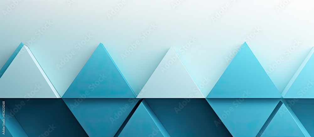 Poster Abstract tetrahedron background with available copy space image, ideal for business card and web use.