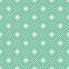Thai pixel pattern. Abstract seamless pattern with EPS 10.Simple modern background texture. Repeat geo design