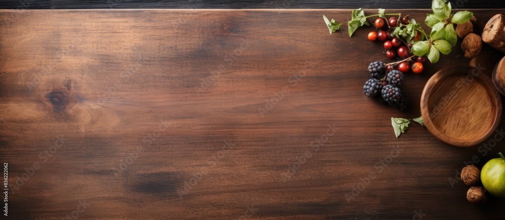 Poster texture of long wood planks with copy space image for a background and banner.