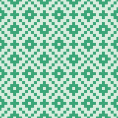 Thai pixel pattern. Abstract seamless pattern with EPS 10.Simple modern background texture. Repeat geo design