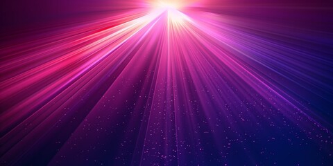 Abstract digital art of purple light rays radiating from a central point perfect for backgrounds and modern designs
