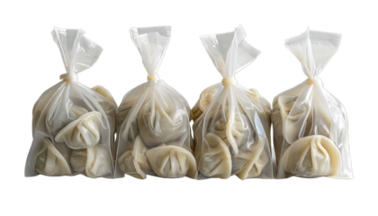 dumpling isolated on white 