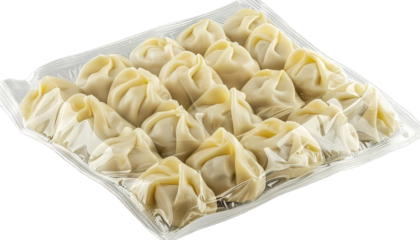 dumpling isolated on white 