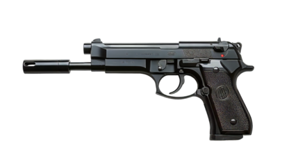 gun isolated on white