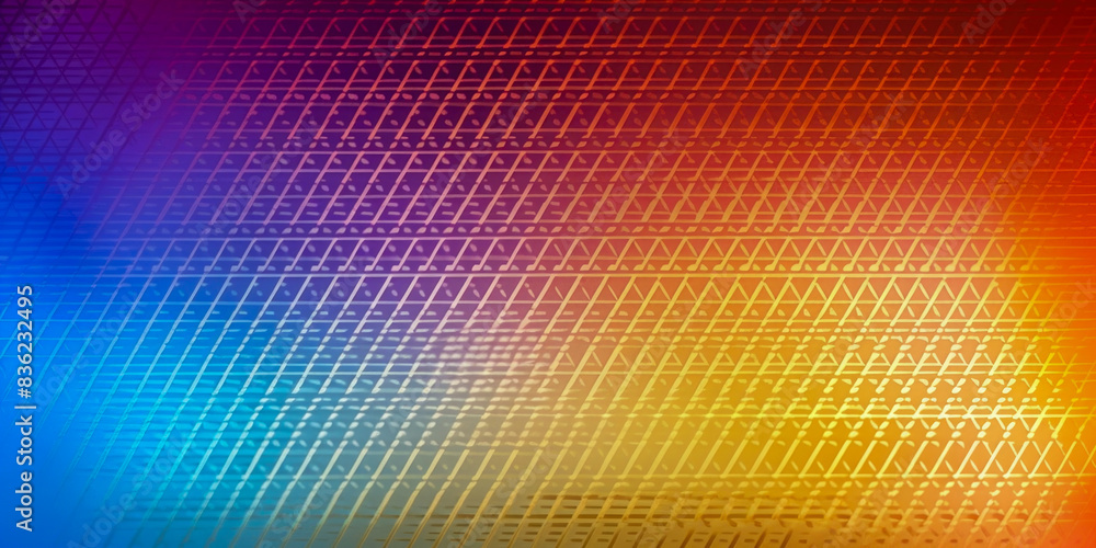 Poster a colorful background with multiple shapes and colors