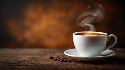 Coffee Cup with Steam 