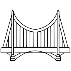 Bridge icon, architecture icon, transportation icon, construction icon, building icon, travel icon, business icon, industry icon, industrial icon, railway icon, pillar icon, urban icon, drawbridge