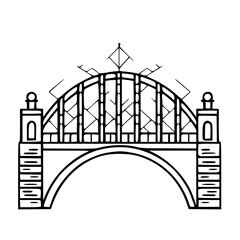Bridge icon, architecture icon, transportation icon, construction icon, building icon, travel icon, business icon, industry icon, industrial icon, railway icon, pillar icon, urban icon, drawbridge