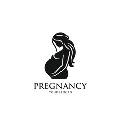Pregnant logo vector